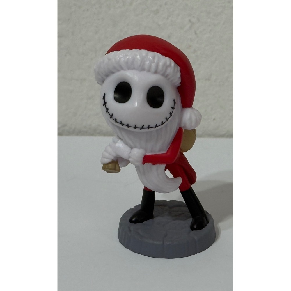 Disney Nightmare Before Christmas Jack Skellington Santa Mini Figure 2.75"